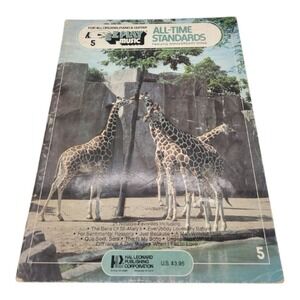EZ Play Music Book #5 All Time Standards Hal Leonard 1975 Piano Guitar Organ